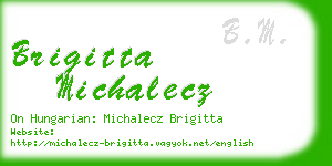 brigitta michalecz business card